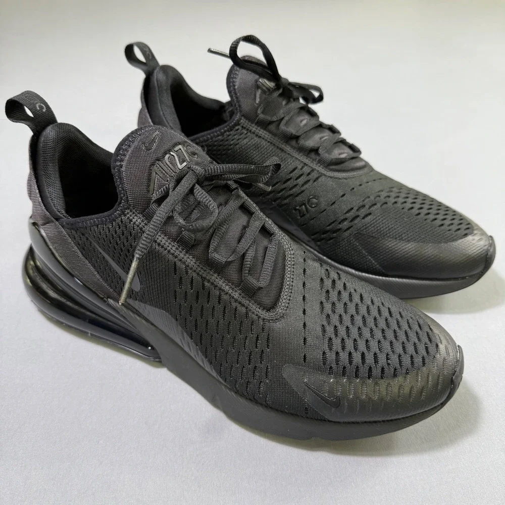 Nike Air Max 270 Sneakers Black Triple Black AH6789-006 Running Shoes